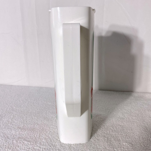 Vintage Totoon White Green Red Plastic Pitcher - Picture 13 of 14
